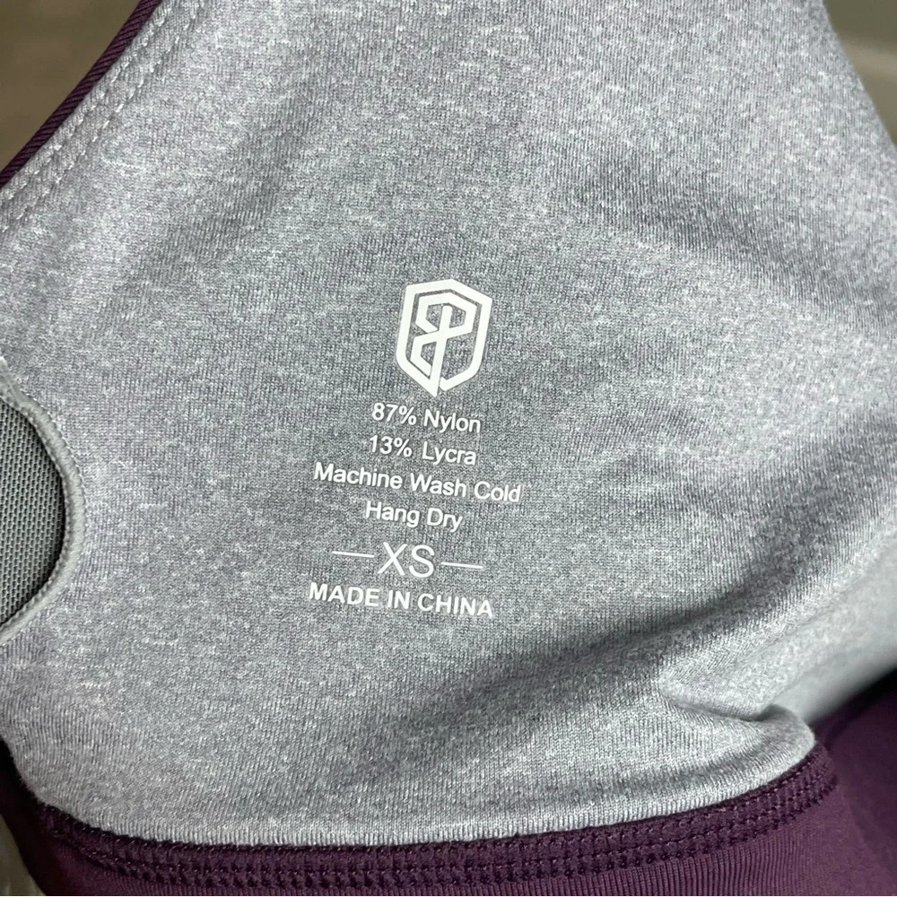 Nwt Born Primitive Max Effort Sports Bra Purple Size Xs — image 7 of 8